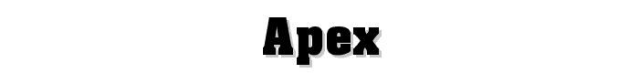 Apex font