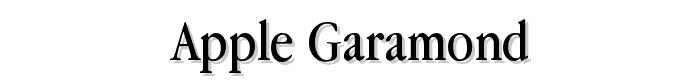 Apple%20Garamond font