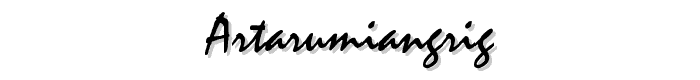 ArTarumianGrig font