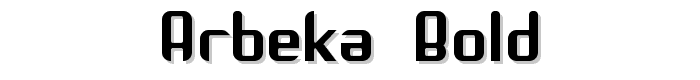 Arbeka%20%20Bold font