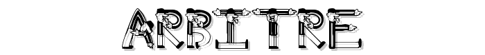 Arbitre font