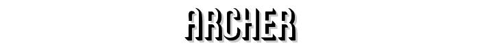 Archer font