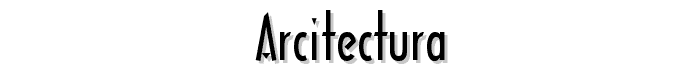 Arcitectura font