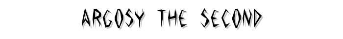 Argosy the Second font