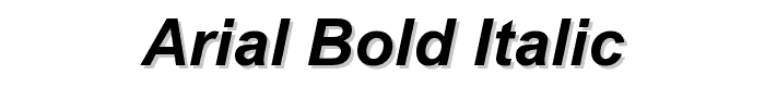 Arial%20Bold%20Italic font