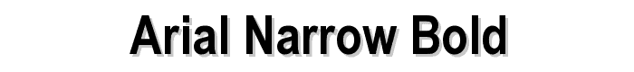 Arial%20Narrow%20Bold font