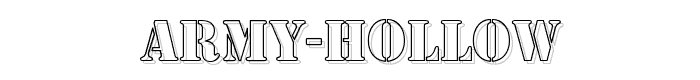 Army%20Hollow font