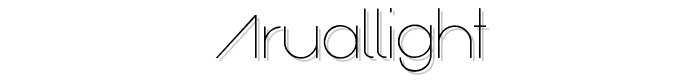 ArualLight font