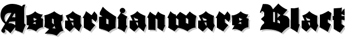 AsgardianWars%20Black font