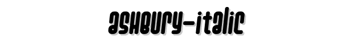 Ashbury%20Italic font