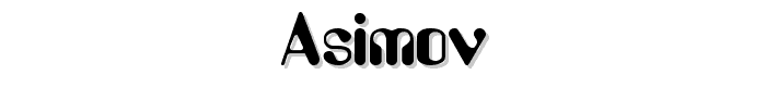 Asimov font