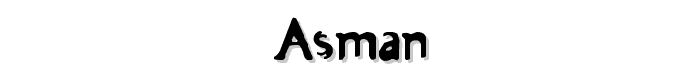 Asman font