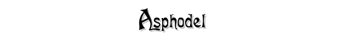 Asphodel font