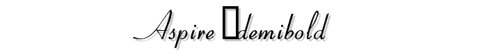 Aspire%20DemiBold font