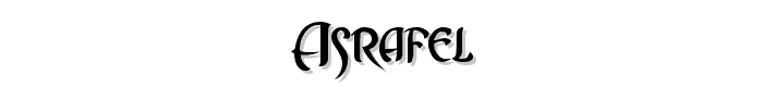 Asrafel font