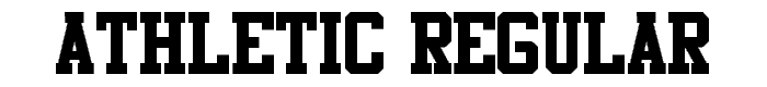 Athletic Regular font