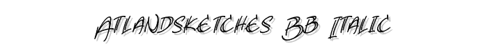 AtlandSketches%20BB%20Italic font