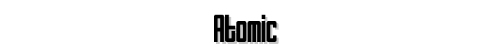 Atomic font