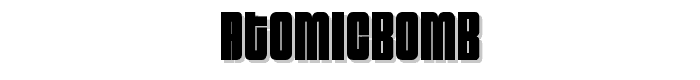 AtomicBomb font