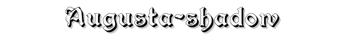 Augusta Shadow font