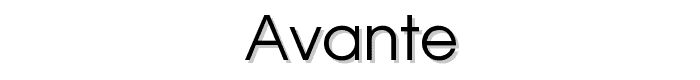 Avante font