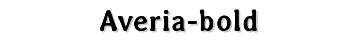 Averia-Bold font