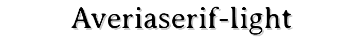 AveriaSerif-Light font