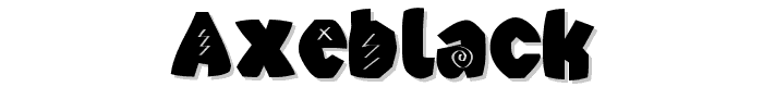 AxeBlack font