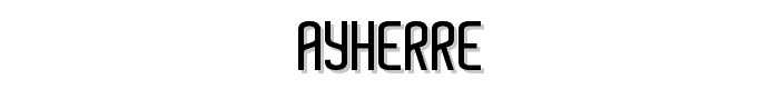 Ayherre font