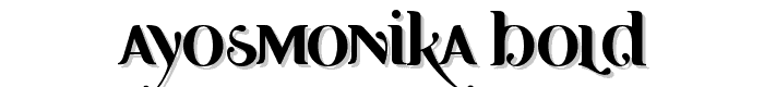 Ayosmonika%20Bold font