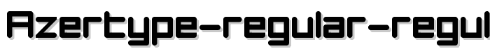 Azertype Regular Regular font