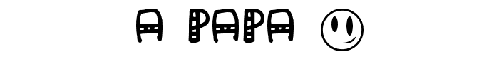 a%20Papa font