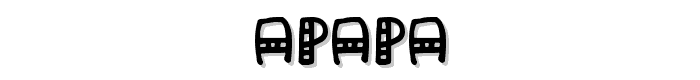 aPapa font