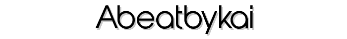 abeatbyKai font