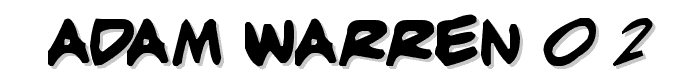 adam%20warren%200.2 font