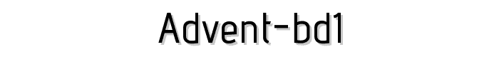 advent-Bd1 font