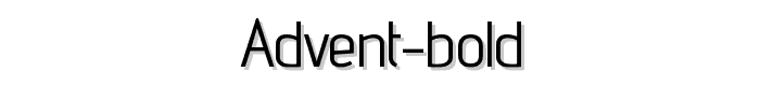 advent Bold font