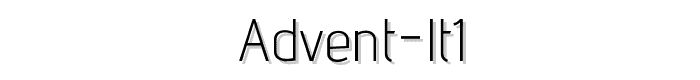 advent-Lt1 font
