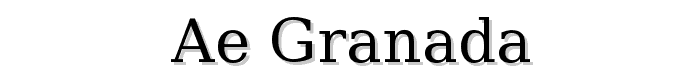 ae_Granada font