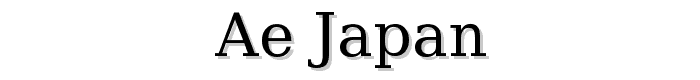 ae_Japan font