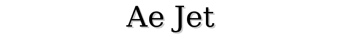ae_Jet font