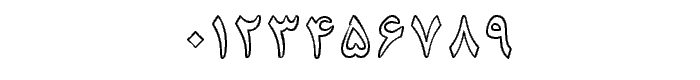 B Nazanin Outline font
