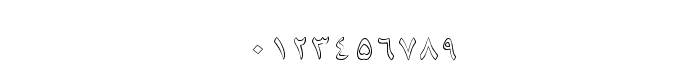 B Tawfig Outline font