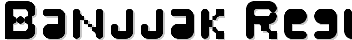 BANJJAK%20Regular font