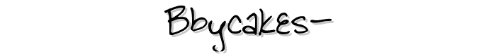 BBYCAKES%20 font