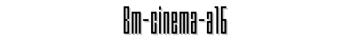 BM%20cinema%20A16 font