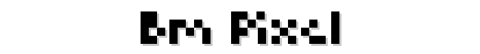 BM_Pixel font