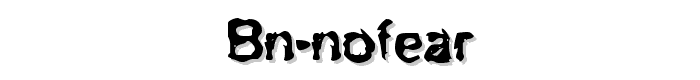 BN-NoFear font