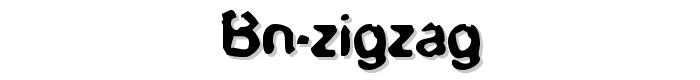 BN-ZigZag font