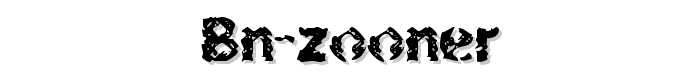 BN-Zooner font